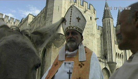 La 27 �me f�te de la V�raison, elle a commenc� par un d�fil� dans les rues d'Avignon jusqu'au Palais des Papes le vendredi 3 ao�t 2011, suivie comme le veut la tradition par le grand repas-spectacle du vendredi soir et le march� M�di�val du samedi et dimanche.