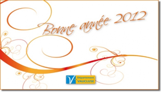 Le Conseil G�n�ral et les enfants du Vaucluse vous souhaitent une bonne ann�e 2012