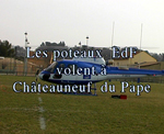 Au cours de la r�fection des lignes sur la commune, l�EDF � proc�d� a l�enl�vement des poteaux par h�licopt�re.  