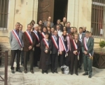 Conseil Municipal du 15 mars 2008, r�election de Monsieur Guy Rey maire et de huit adjoints: Andr� Cambe, Nathalie vial, Daniel Serra, France Mirto, Guy Mourizard, Anne Mougeot, Patrick Testud et Marie-Jos�e Ayme.