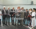 Le vendredi 15 mai 2009 a eu lieu l'Inauguration du Gymnase de Sainte C�cile les Vignes, en presence des Autorit�s R�gionales, D�partementales et locales.