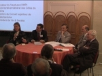Le vendredi 6 novembre 2009 a �t� organis� un d�bat par l'Acad�mie Amorim et l'ANEV � la cave BALMA VENITIA de Beaumes de Venise.
Le th�me: La consommation du vin au carrefour des contradictions
Comment concilier la promotion de l'oenotourisme et le contexte l�gislatif r�pressif autour de la consommation du vin?
Avec la participation de Madame Marie-Christine Tarby, Messieurs Jean-Paul Anres, Roland Courteau, Andr� Deyrieux, Alain Duffaut, Francis Fabre, Michel Gr�goire, Alain Ignace, Philippe Martin, Christian Paly, Philippe Pellaton, Michel Roumegoux et Vincent S�ve. 