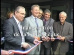 Monsieur  Fran�ois Burdeyron Pr�fet du Vaucluse a inaugur� la biblioth�que d'Aubignan en pr�sence de nombreuses personnalit�s.